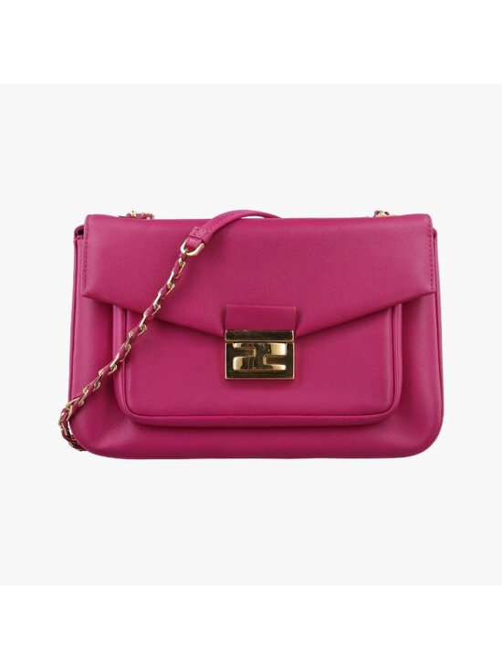 Fendi Handbags - Fendi Be Baguette Rose Red Leather Shoulder